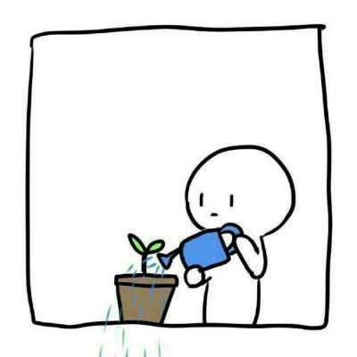 卡通头像黑白简约 情侣 手绘 日系手绘黑白动漫情头
