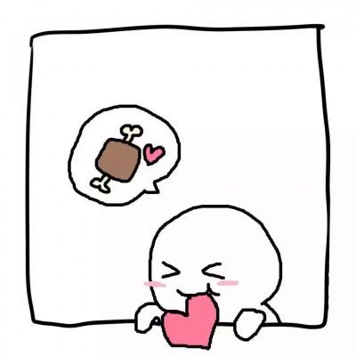 卡通头像黑白简约 情侣 手绘 日系手绘黑白动漫情头