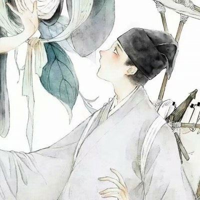 绝美古风情侣头像两张 超好看的情侣头像 双人动漫古风