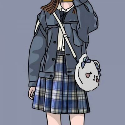jk制服动漫头像手绘 jk制服动漫头像高清