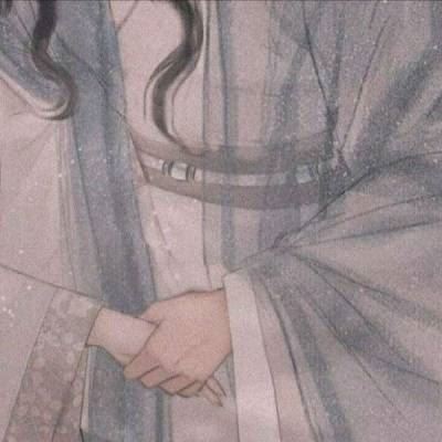 情侣头像一前一后牵手一人一张 情侣头像牵手照只有手一对