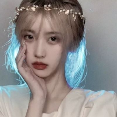 优质女头蓝色系 优质女头蓝色头发