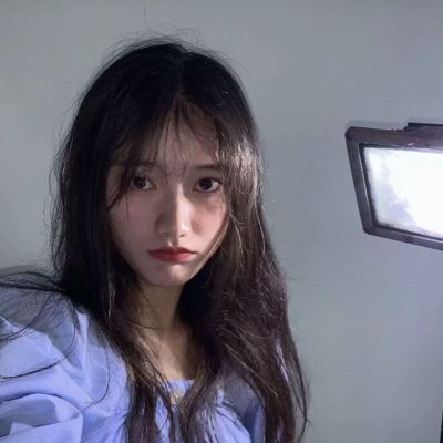优质女头蓝色系 优质女头蓝色头发