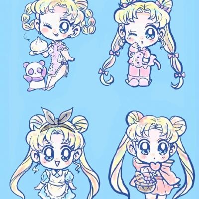 月野兔卡通头像 月野兔头像高清萌图片