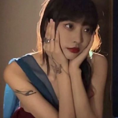 优质女头蓝色系 优质女头蓝色头发