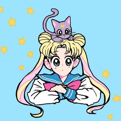 月野兔卡通头像 月野兔头像高清萌图片