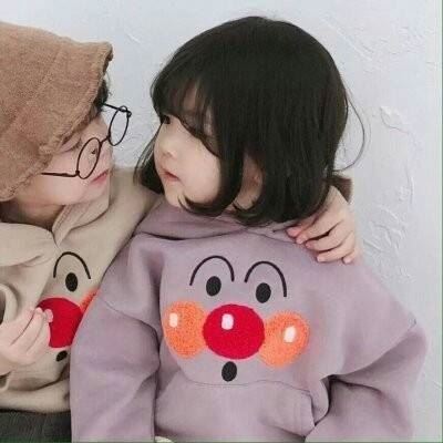 超级好看的情头真人 一人一半 