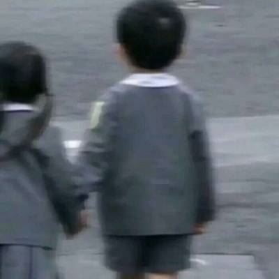 超级好看的情头真人 一人一半 