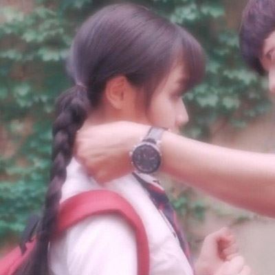 情侣头像学生校服版的一对 学生情侣头像 校服卡通图片