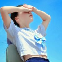 初中女生照片头像挡脸 初中女qq头像照片