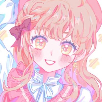 粉色系女生动漫头像 粉色系个性美女心头像 动漫