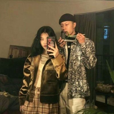 抖音情侣头像个性呆萌一对 超火抖音情侣头像一对