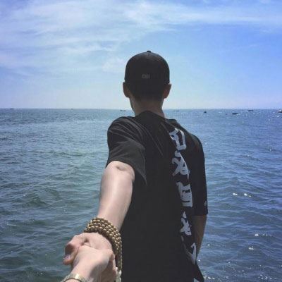 情侣头像背影一男一女一对 情侣背影头像图片一男一女仰望星空