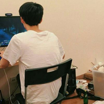 情侣头像背影一男一女一对 情侣背影头像图片一男一女仰望星空