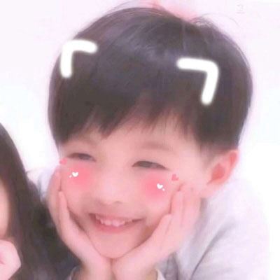 情侣头像小孩儿个性一对两张 个性孩子情头一对两张