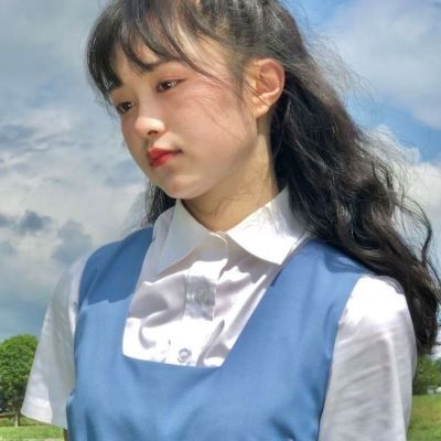 唯美蓝色系女生头像 个性 好看的头像图片小清新 女生 淡蓝色