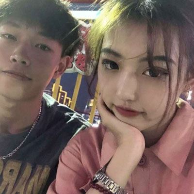 情侣头像呆萌两张配对 恩爱 情侣头像一对两张呆萌