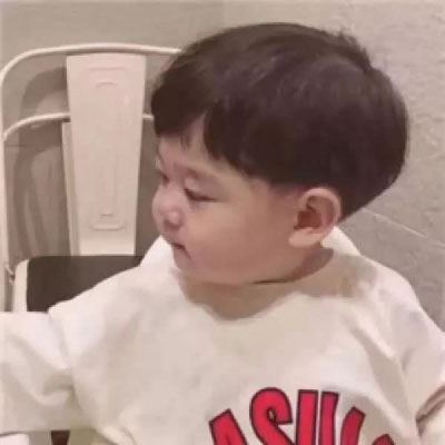 小孩情侣头像超萌一对 左一右 个性真人 情侣头像卡通呆萌一对 左一右