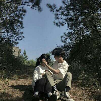 森系情侣头像一左一右 情头清新森系一左一右