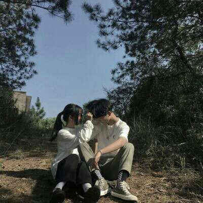 森系情侣头像一左一右 情头清新森系一左一右