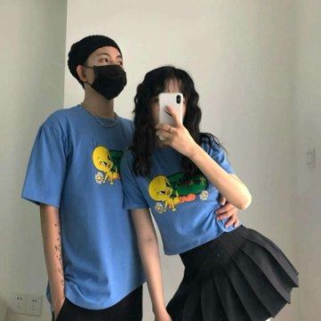 韩版情侣头像双人两张 双人情侣头像图片