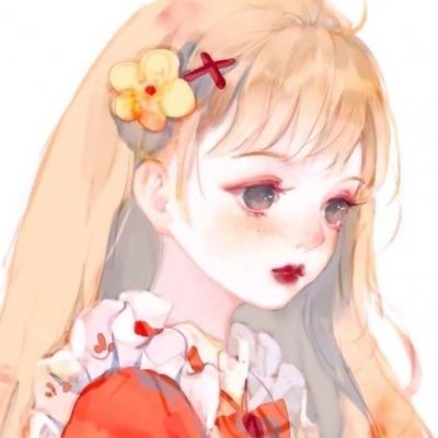 暖色系头像女生头像动漫 温暖治愈系女生头像动漫