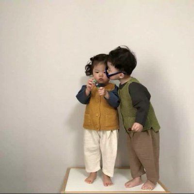 个性小孩头像 小孩子情侣头像
