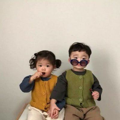 个性小孩头像 小孩子情侣头像