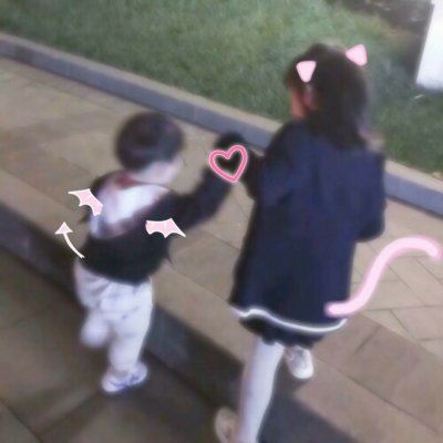 个性小孩头像 小孩子情侣头像