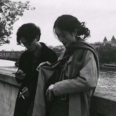 霸气黑白情头一人一张 霸气黑白情头双人
