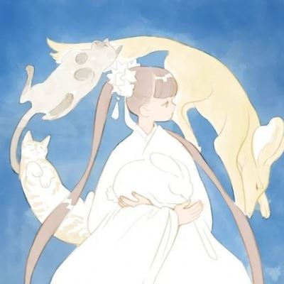 蓝色系女头动漫头像 蓝色系女头动漫仙气