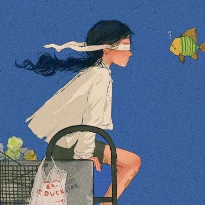 蓝色系女头动漫头像 蓝色系女头动漫仙气