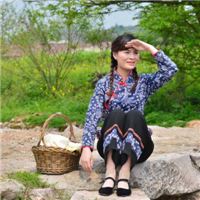 花棉袄村姑图片头像 村姑图片头像卡通
