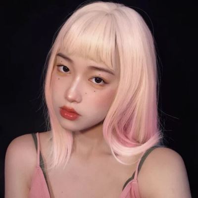 彩色头发女生头像霸气 彩色头发女生头像动漫