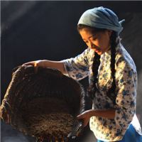 花棉袄村姑图片头像 村姑图片头像卡通