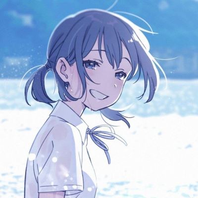 蓝色系女头动漫头像 蓝色系女头动漫仙气