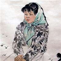 花棉袄村姑图片头像 村姑图片头像卡通