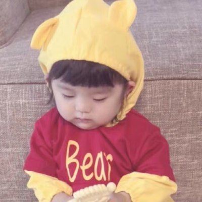 情侣头像小孩儿个性萌萌哒 个性萌娃头像情侣