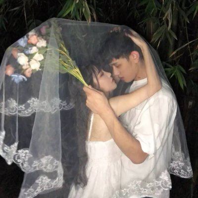 婚纱照头像情侣 情侣头像婚纱一对高清图片