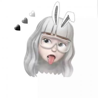 情头个性一人一张简约卡通 简约卡通情头一男一女