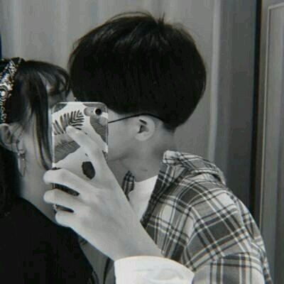黑白双人情头 单人情头黑白一人一张