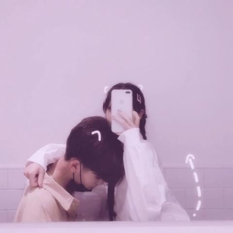 小清新的情头 情侣头像 小清新一对