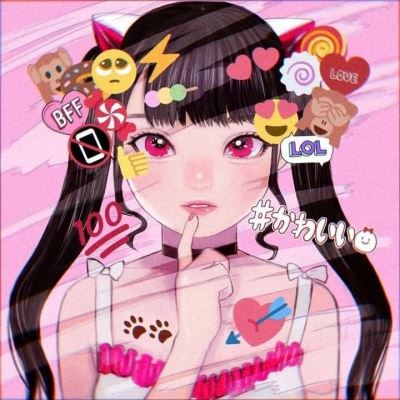 彩绘女孩头像 彩绘人物头像图片