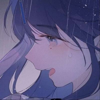 高质量动漫女头微丧黑白 超丧动漫女头