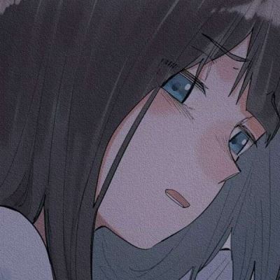 高质量动漫女头微丧黑白 超丧动漫女头