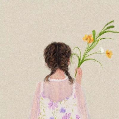 头像女生背影 漫画 头像图片女生背影动漫