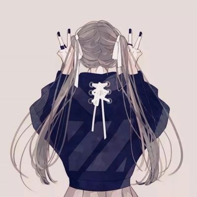 头像女生背影 漫画 头像图片女生背影动漫