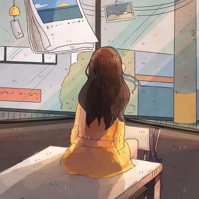 头像女生背影 漫画 头像图片女生背影动漫