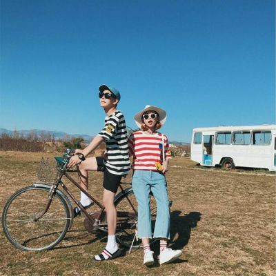 情头小清新个性一对 qq情侣头像双人个性