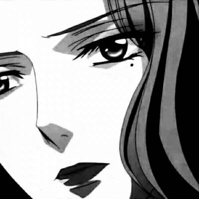 丧系女生头像动漫 黑白 日系丧头像动漫黑白女